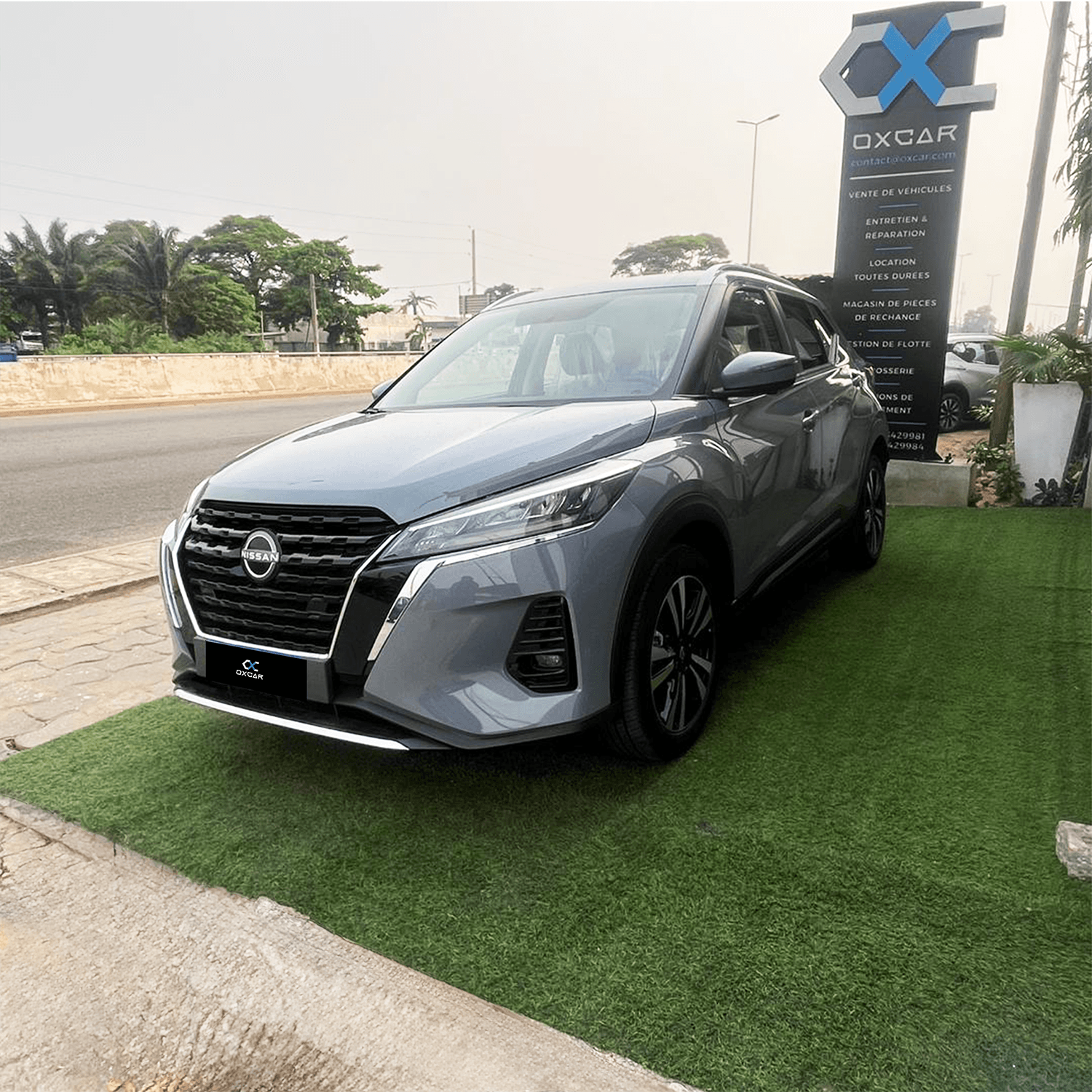 Nissan kicks gris fonce vue lat2.webp à vendre à Cotonou - OXCAR