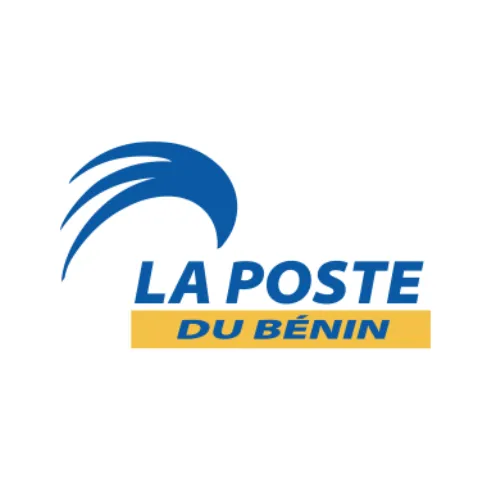 la-poste-benin Logo de la société nationale de services postaux du Bénin.