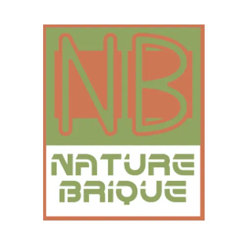 nature-brique Logo de Nature Brique, entreprise de fabrication de briques écologiques.