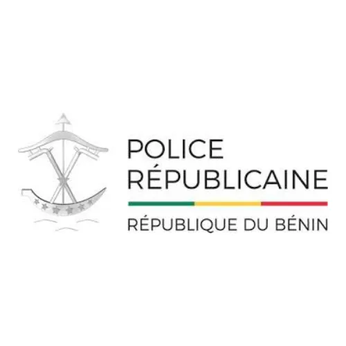 police-republicaine-benin Logo de la Police républicaine de la République du Bénin.